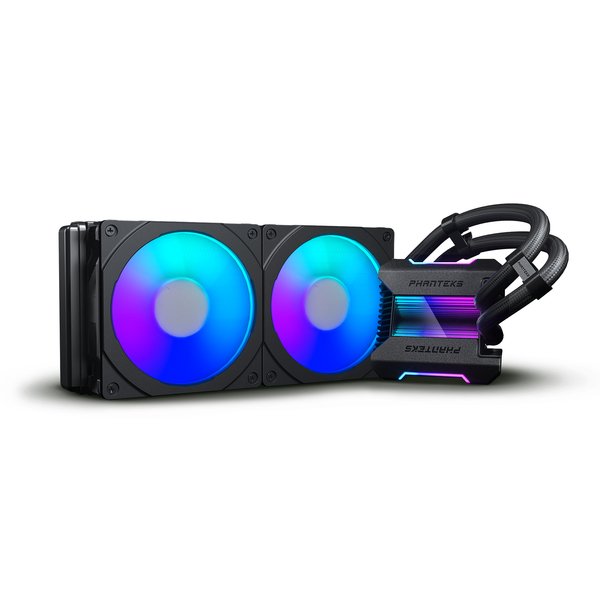 Phanteks Glacier One 240MP D-RGB AIO Liquid CPU Cooler, Black