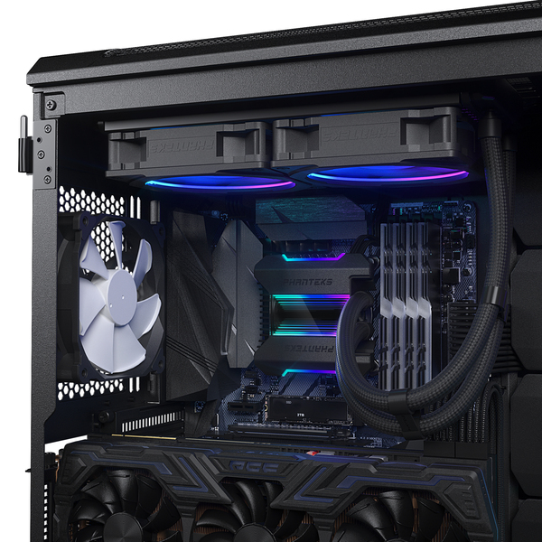 Phanteks Glacier One 240MP D-RGB AIO Liquid CPU Cooler, Black
