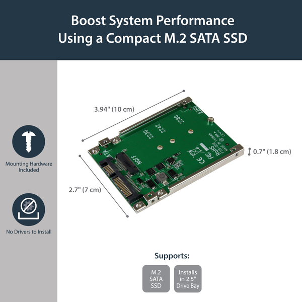 M.2 SSD TO 2.5 SATA ADAPTER