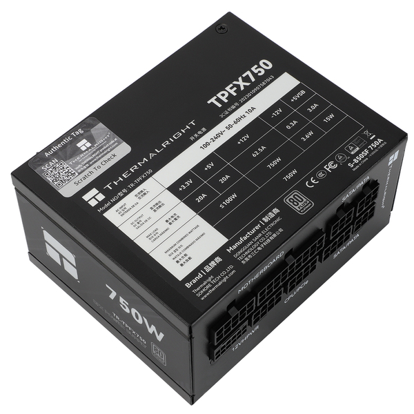 Thermalright TR-TPFX 750W - power supply, 80 Plus Platinum