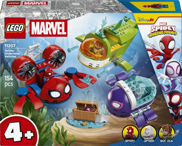 LEGO Marvel Spidey and Underwater Vehicles 11207
