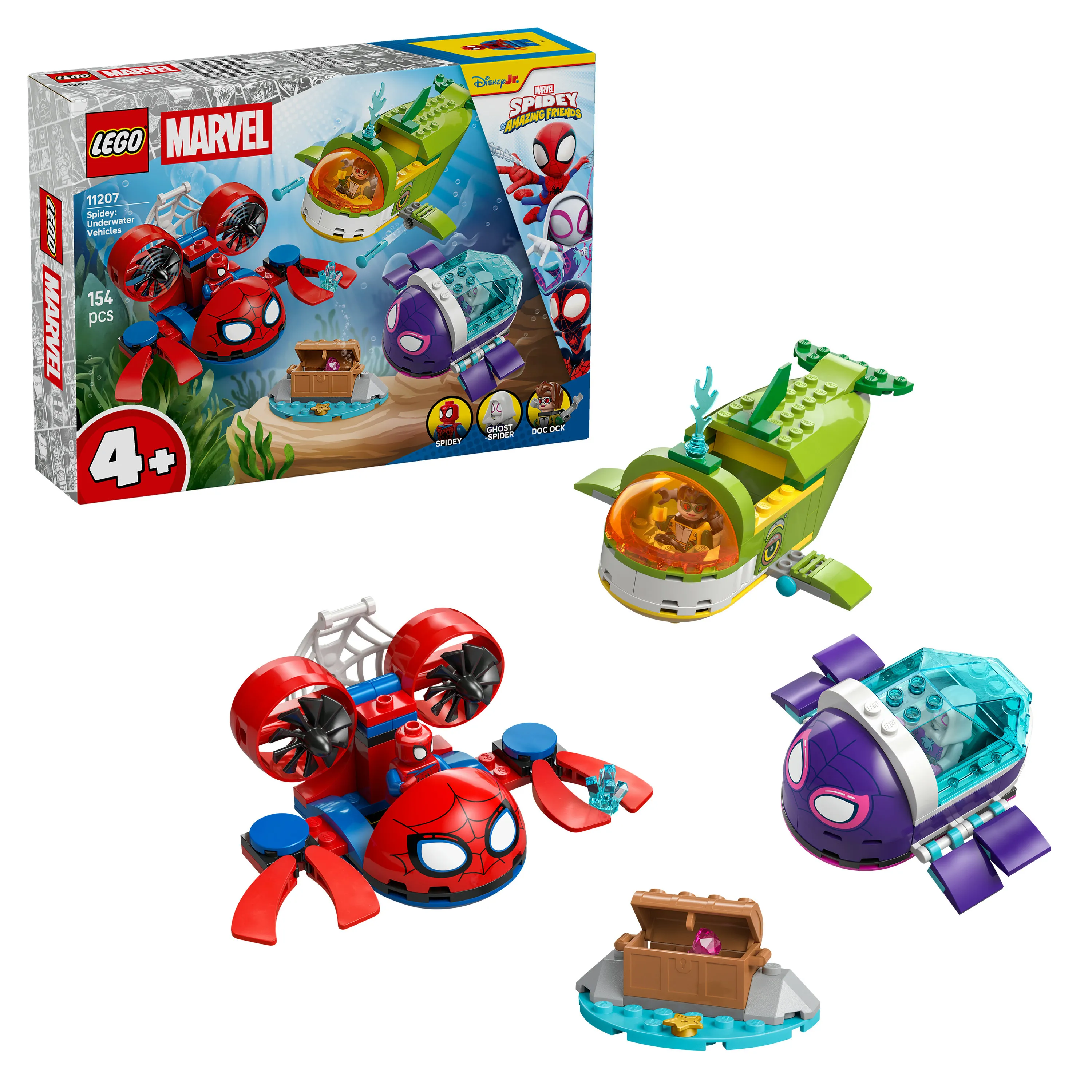 LEGO Marvel Spidey and Underwater Vehicles 11207