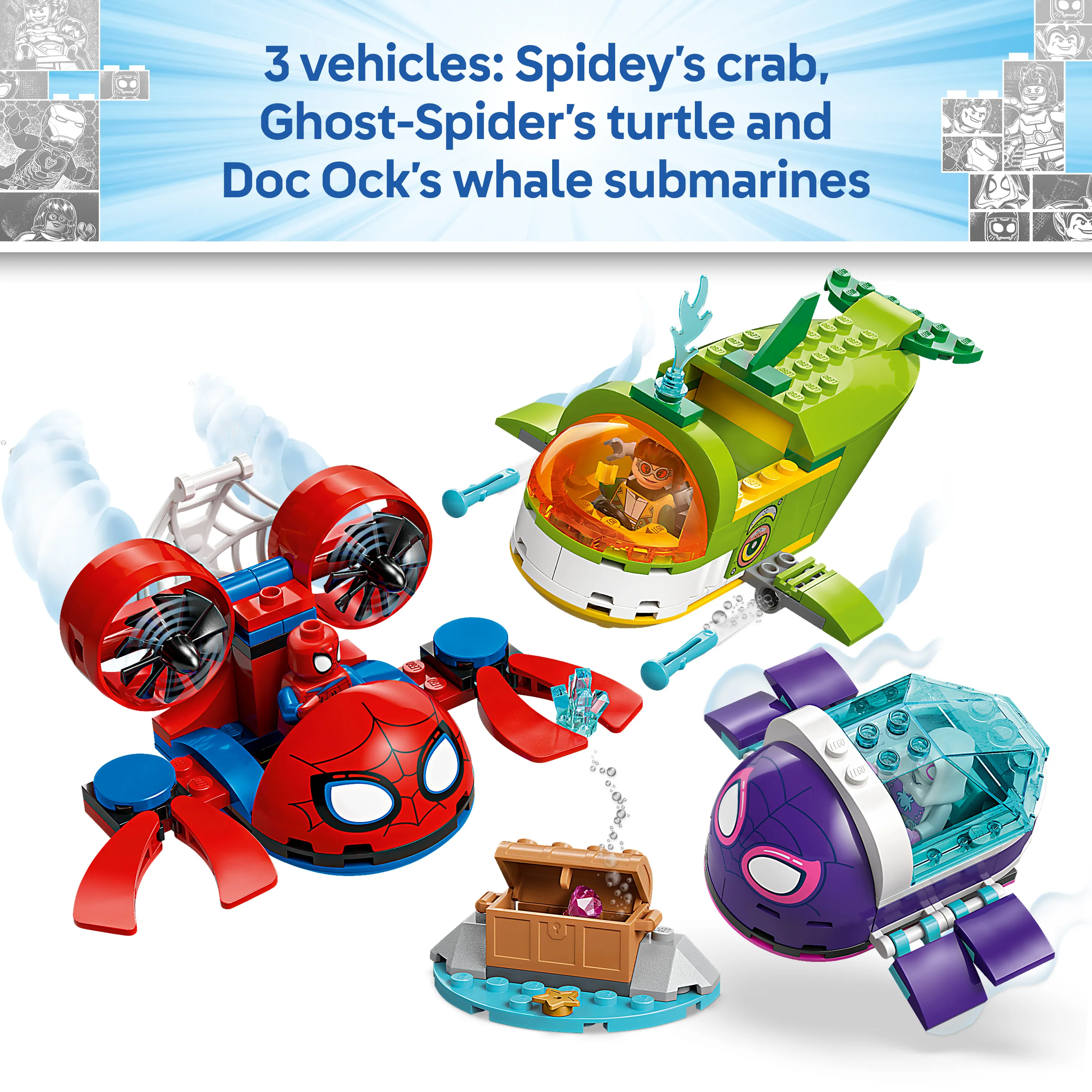 LEGO Marvel Spidey and Underwater Vehicles 11207
