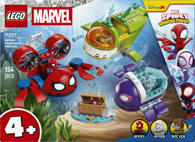 LEGO Marvel Spidey and Underwater Vehicles 11207