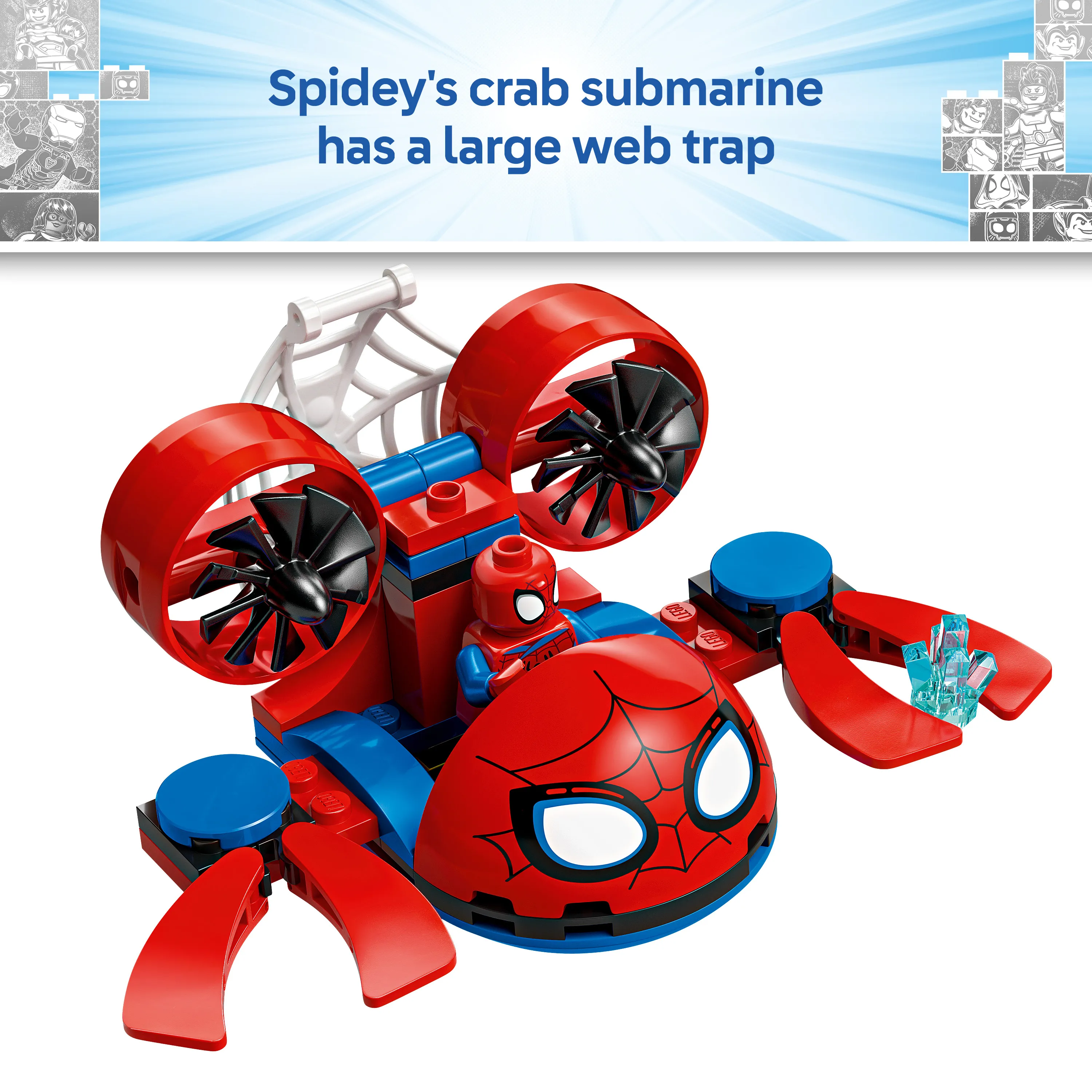 LEGO Marvel Spidey and Underwater Vehicles 11207