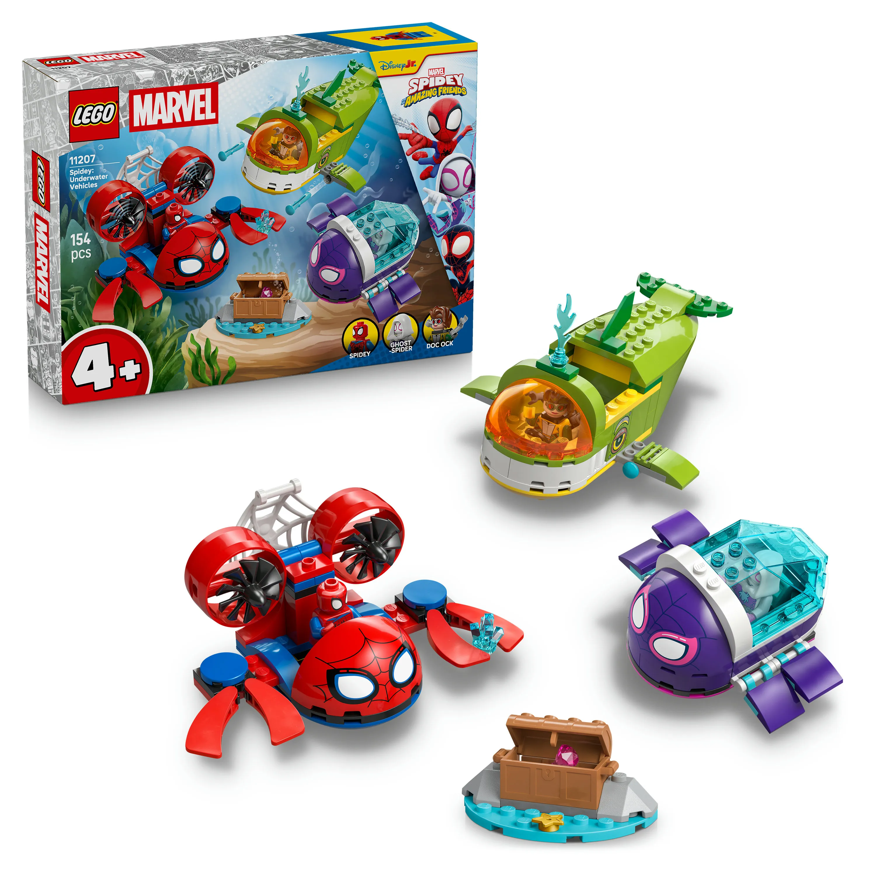 LEGO Marvel Spidey and Underwater Vehicles 11207