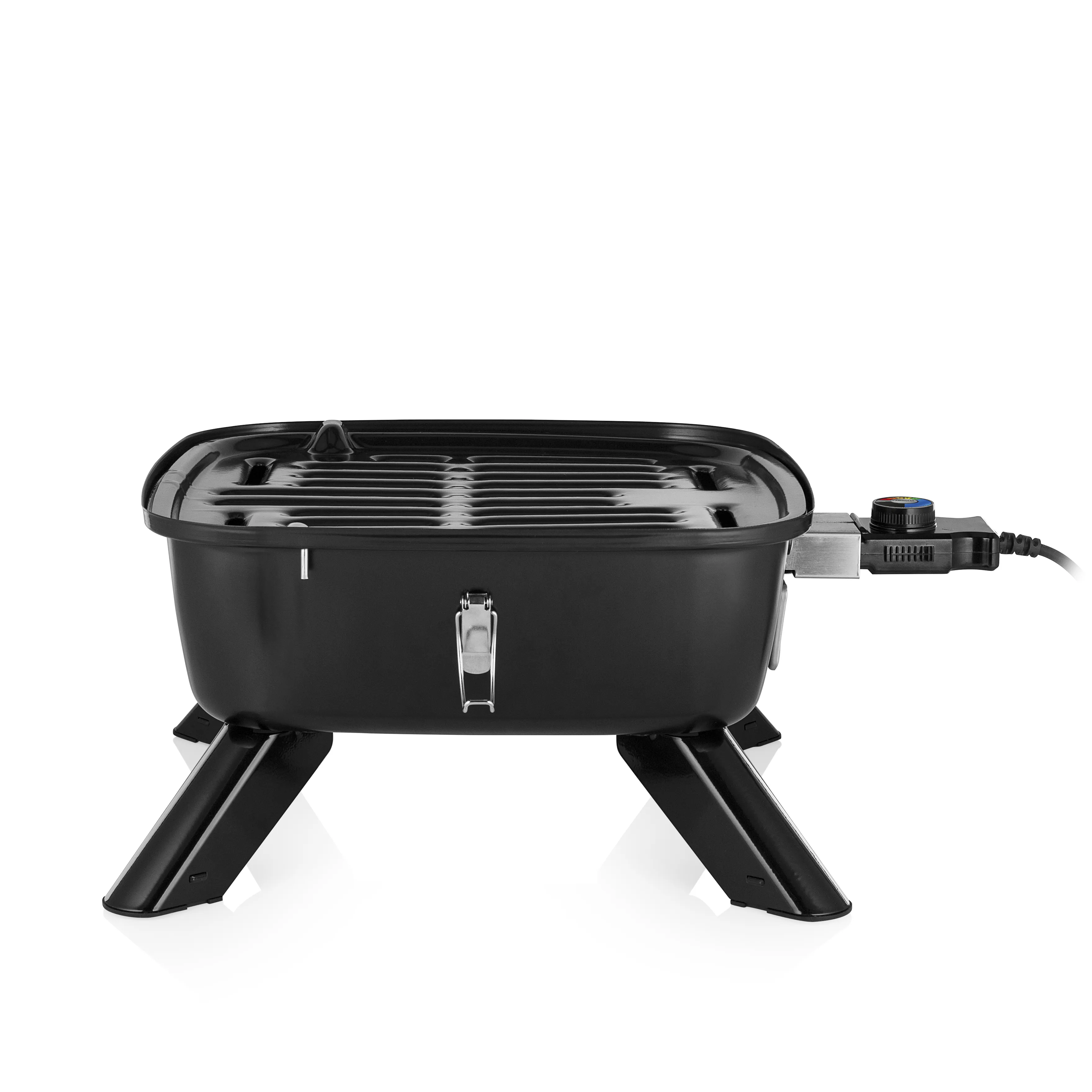 Bärbar hybridgrill 2-i-1 elektrisk eller kol