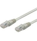 Goobay Cat6 U/UTP - nätverkskabel, 5 m, Grå