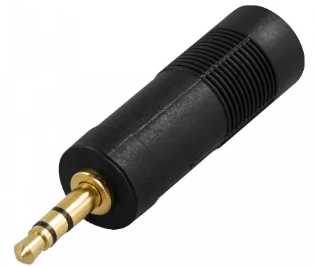 Deltaco 6.3mm to 3.5mm - audio adapteri