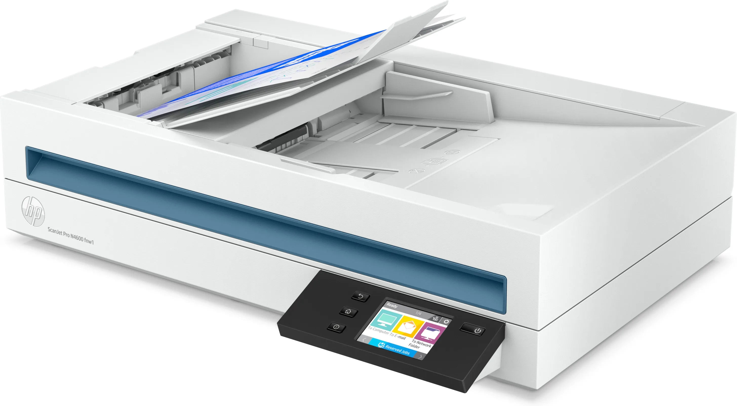 HP ScanJet Pro N4600 fnw1 Scanner HP SJ Pro N4600 fnw1 Scanner:Eu Mltlang