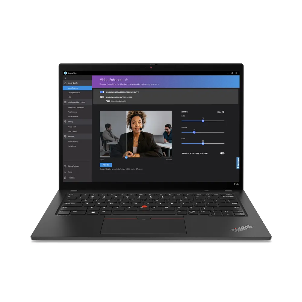 Lenovo ThinkPad T14s Gen 4 14" i7-1355U, 16 Gt, 512 Gt, Win 11 Pro -kannettava, musta