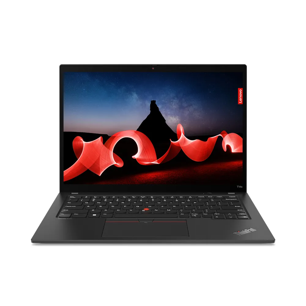 Lenovo ThinkPad T14s Gen 4 14" i7-1355U, 16 Gt, 512 Gt, Win 11 Pro -kannettava, musta