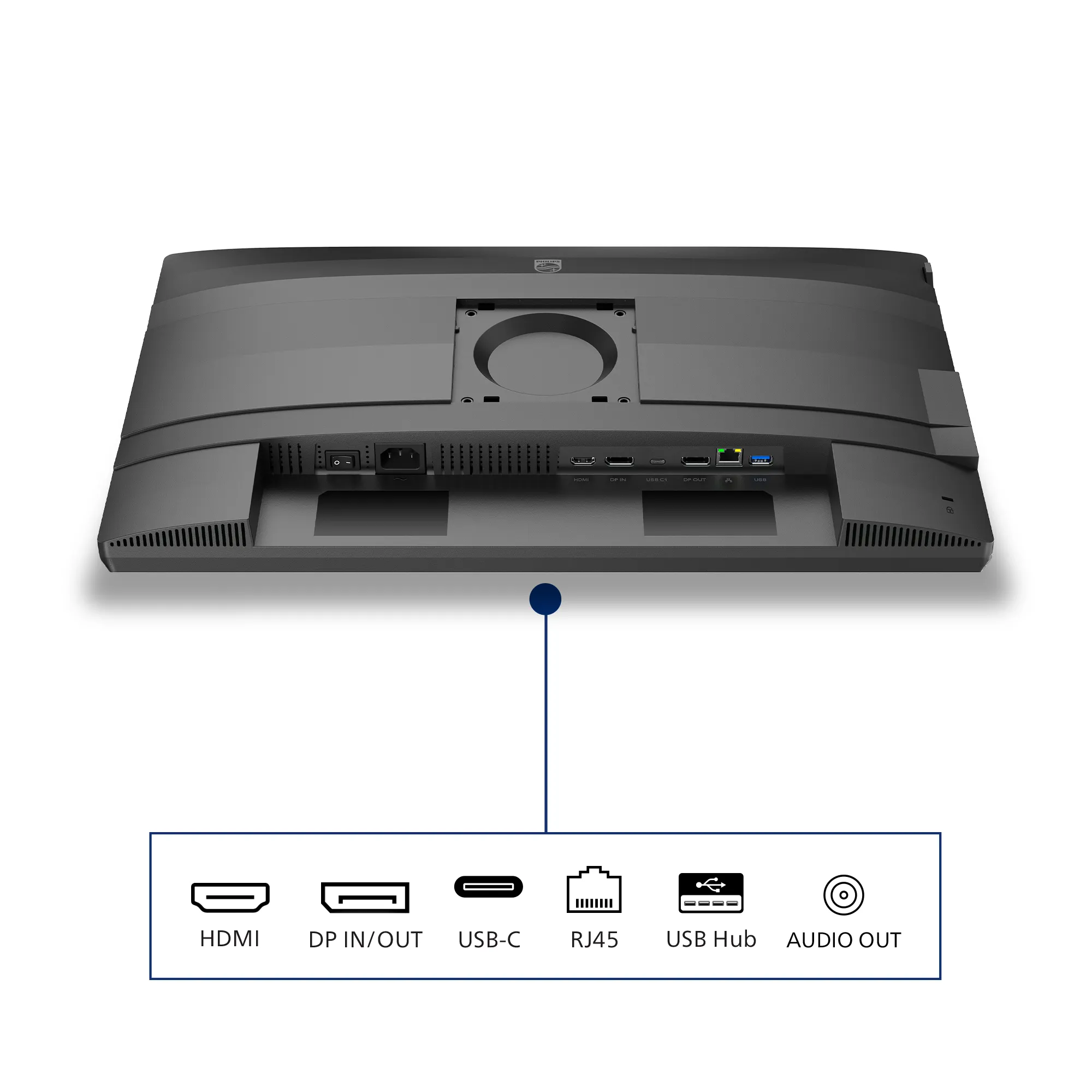 Philips 24" 24B2U4301/00 Full HD, USB-C, IPS -näyttö Philips 24" 24B2U4301/00 Full HD, USB-C, IPS -näyttö