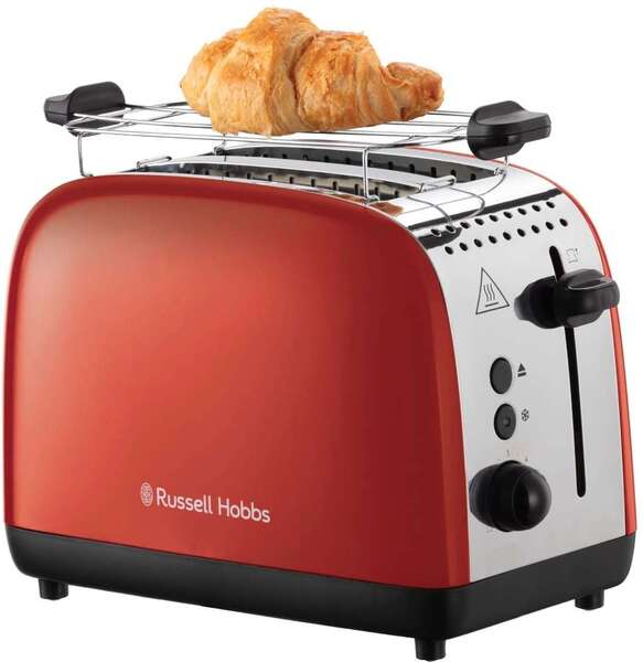 Russell Hobbs Colours Plus Red -leiv&auml;npaahdin, punainen