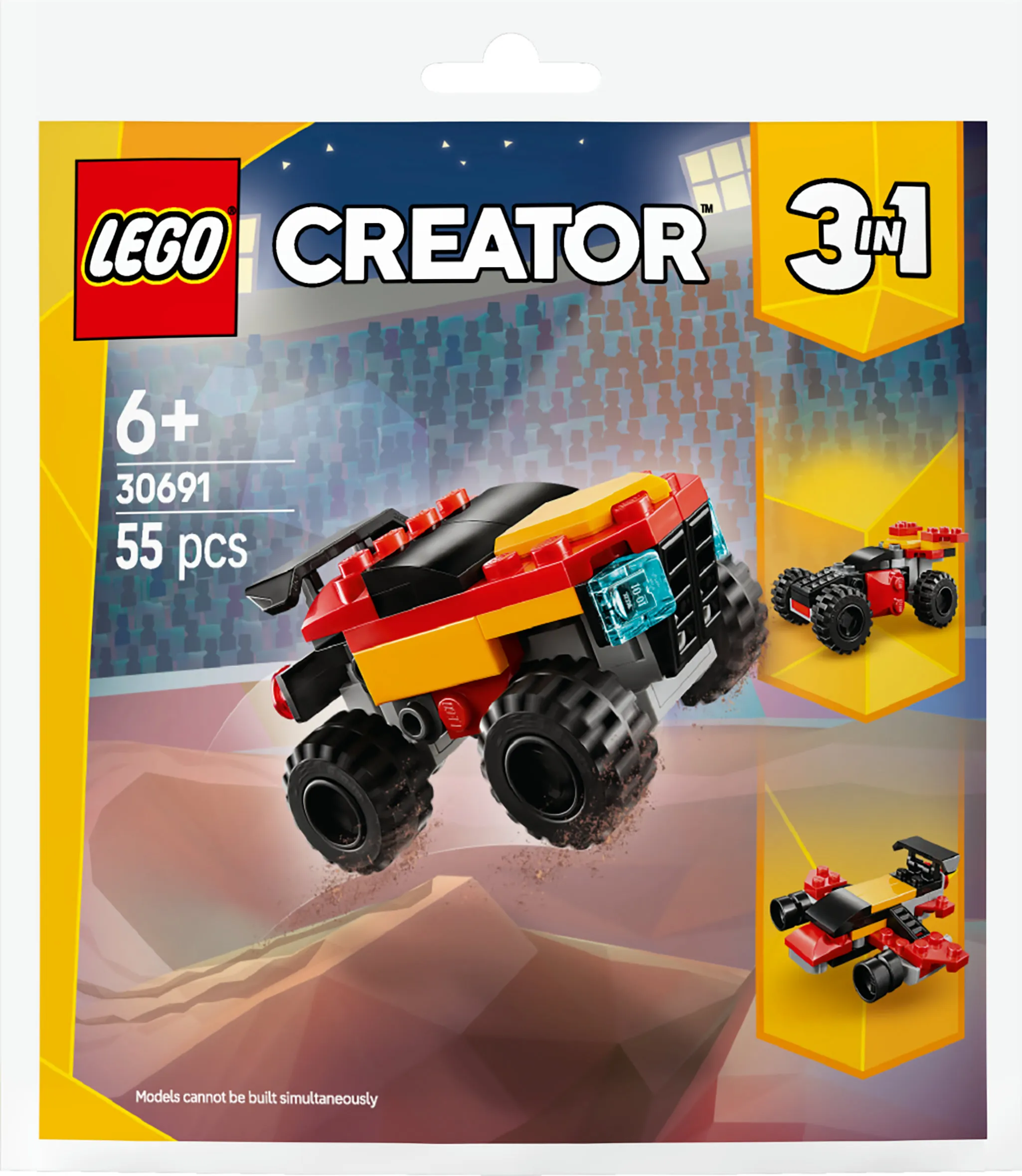 LEGO Creator 3-in-1 Muunneltava minimonsteriauto 30691 LEGO Creator 3-in-1 Muunneltava minimonsteriauto 30691