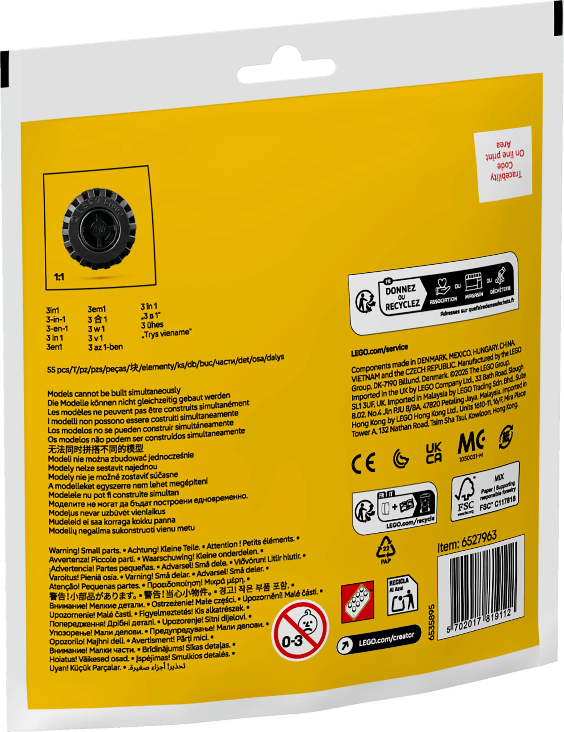 LEGO Creator 3-in-1 Muunneltava minimonsteriauto 30691 LEGO Creator 3-in-1 Muunneltava minimonsteriauto 30691