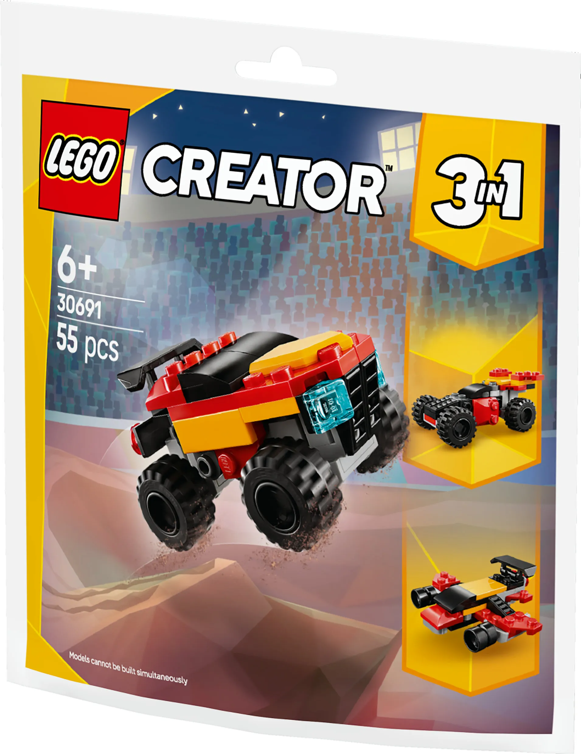 LEGO Creator 3-in-1 Muunneltava minimonsteriauto 30691 LEGO Creator 3-in-1 Muunneltava minimonsteriauto 30691