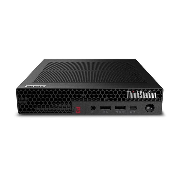 Lenovo ThinkStation P3 Tiny Gen 2 Intel Core Ultra 7 265, 16 Gt, 512 Gt, Win 11 Pro -ty&ouml;asema, mini, musta