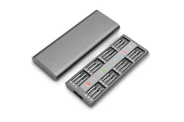 EKWB EK Loop Screwdriver Basic Set, bit set (aluminum, 49 pieces)