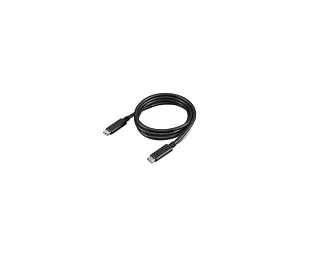 Lenovo USB-C – USB-C - kabel, 1 m, Svart