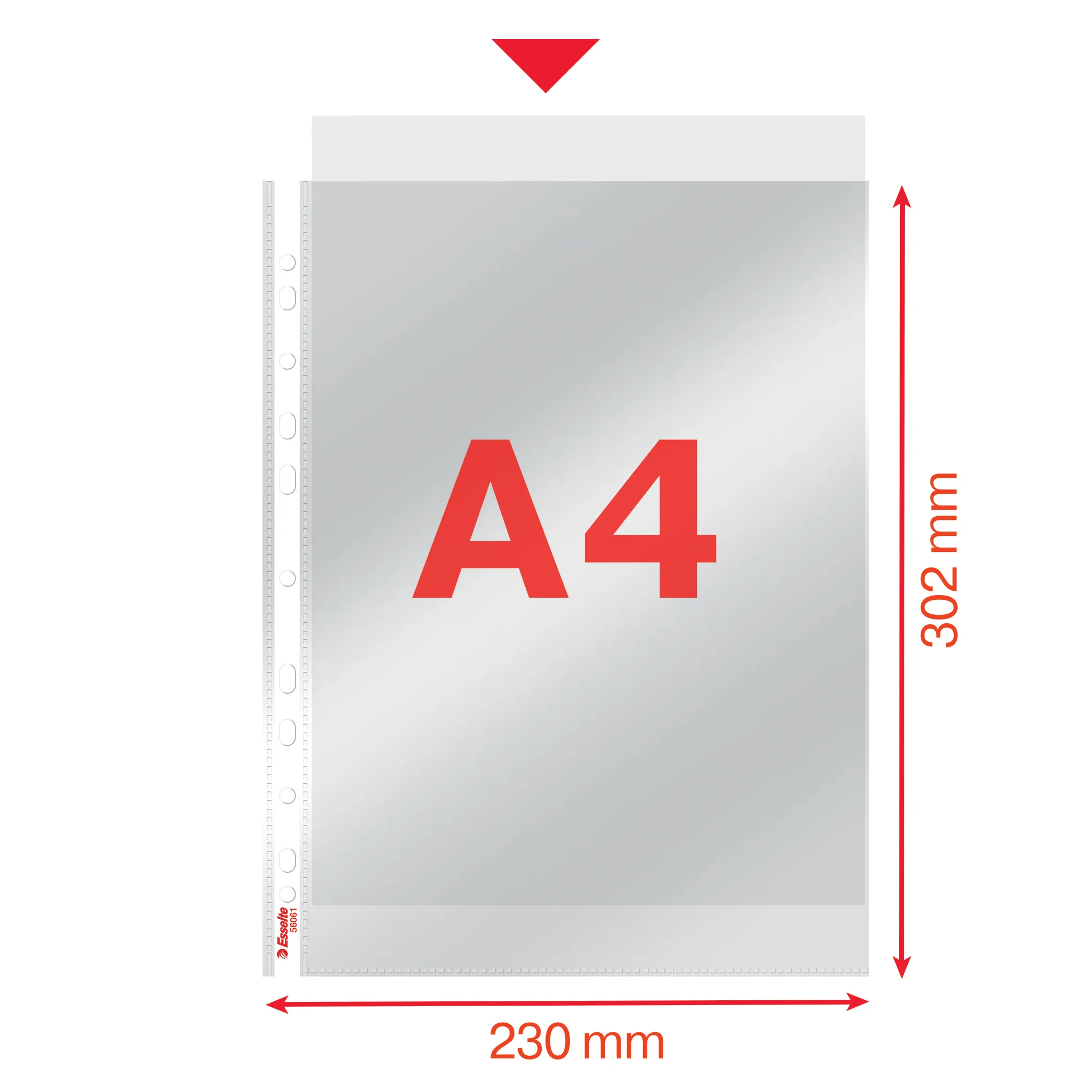 Pocket standard 55my A4 glassclear (10)