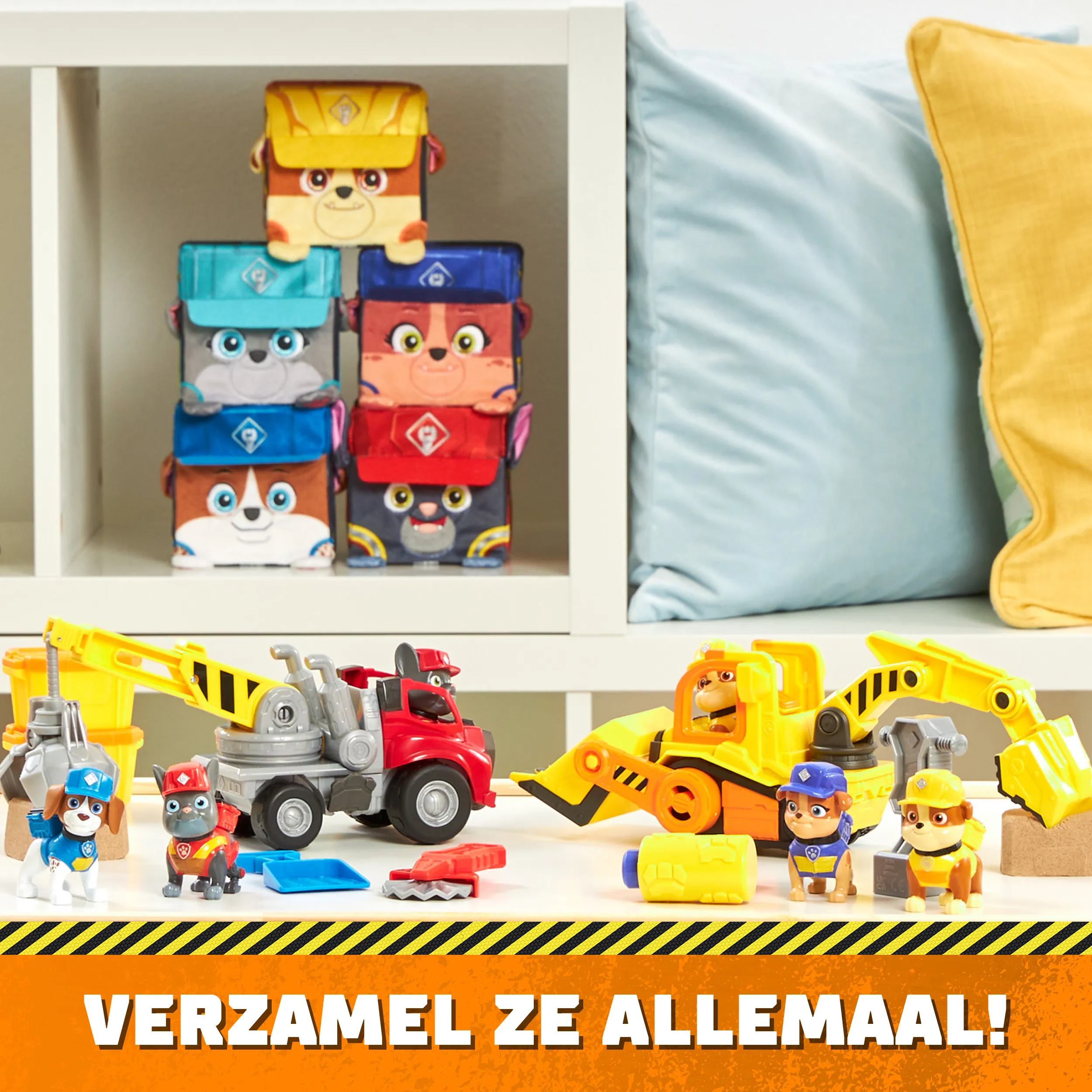Spin Master Rubble & Crew - Dump Truck Construction Vehicle with Wheeler Figure, Toy Vehicle