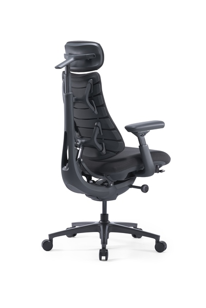 LiberNovo Omni Pro Dynamic - Ergonomisk stol, 48cm Graphite Gray