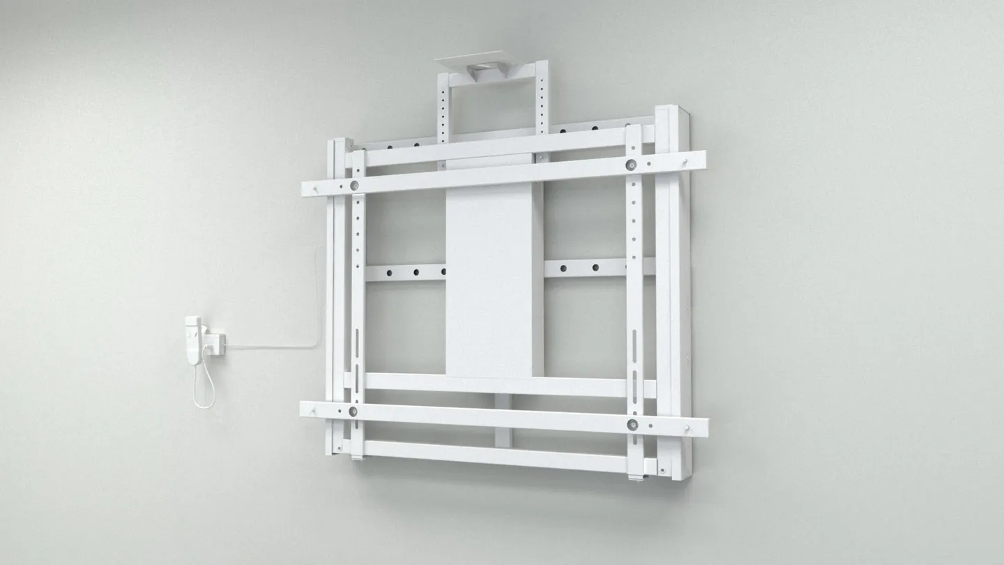 Multibrackets M Motorized Wallmount HD - Asennuspakkaus ( sein&auml;kiinnike ) tuotteelle LCD nestekiden&auml;ytt&ouml; / plasma TV - valkoinen