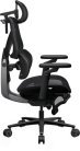 TX3 Flex Pro Footrest Mesh - gaming / office chair, Black