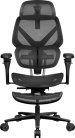 TX3 Flex Pro Footrest Mesh - gaming / office chair, Black