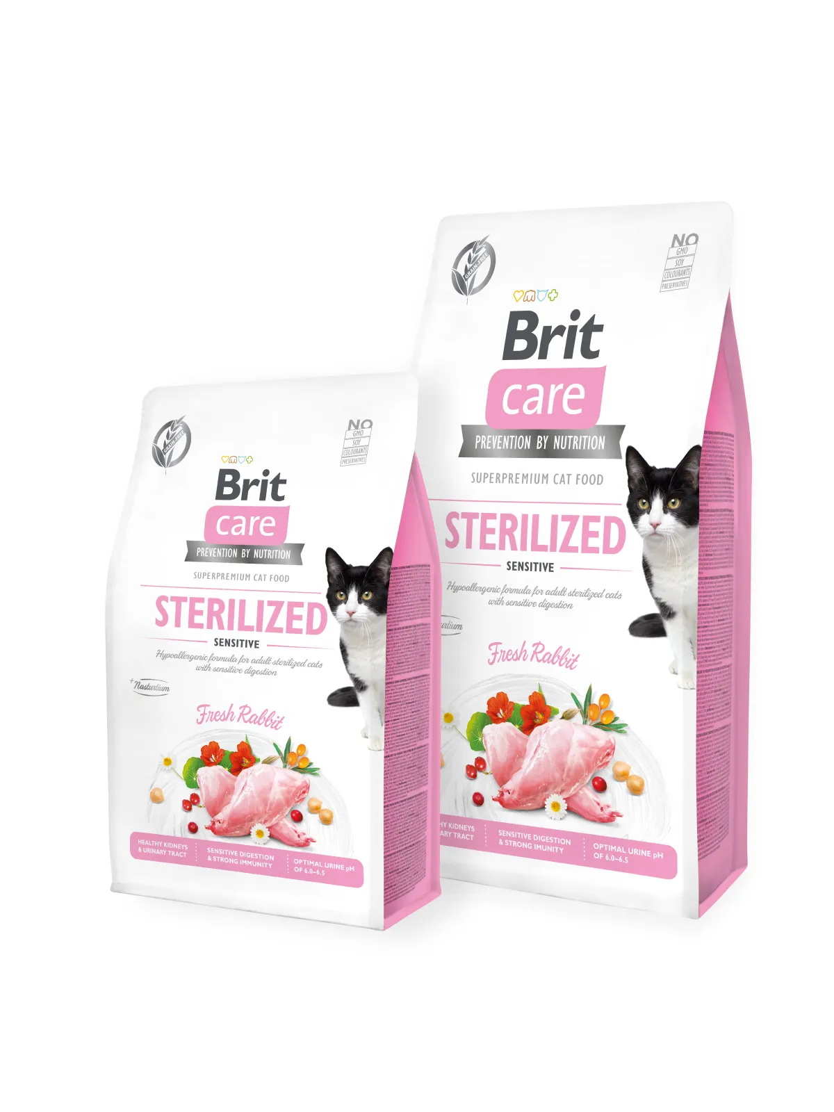Brit Care Grain Free Sterilized Sensitive Rabbit, Dry food for cats, Adult, 7kg