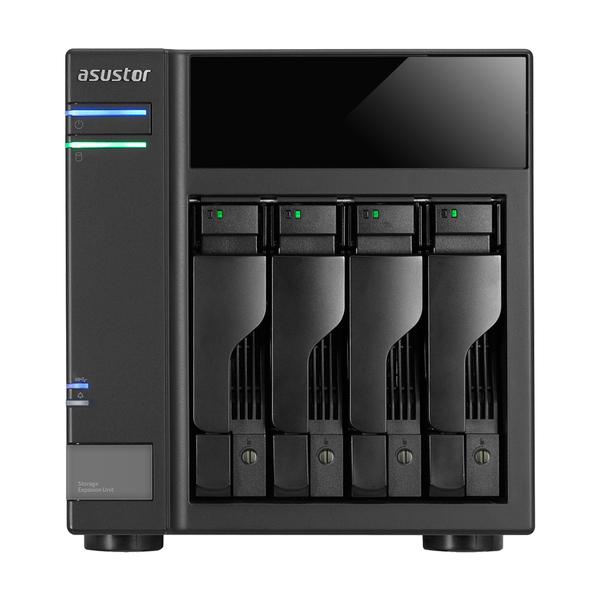ASUSTOR AS6004U 4-bay expansion box supports USB3.0 power sync mechanism
