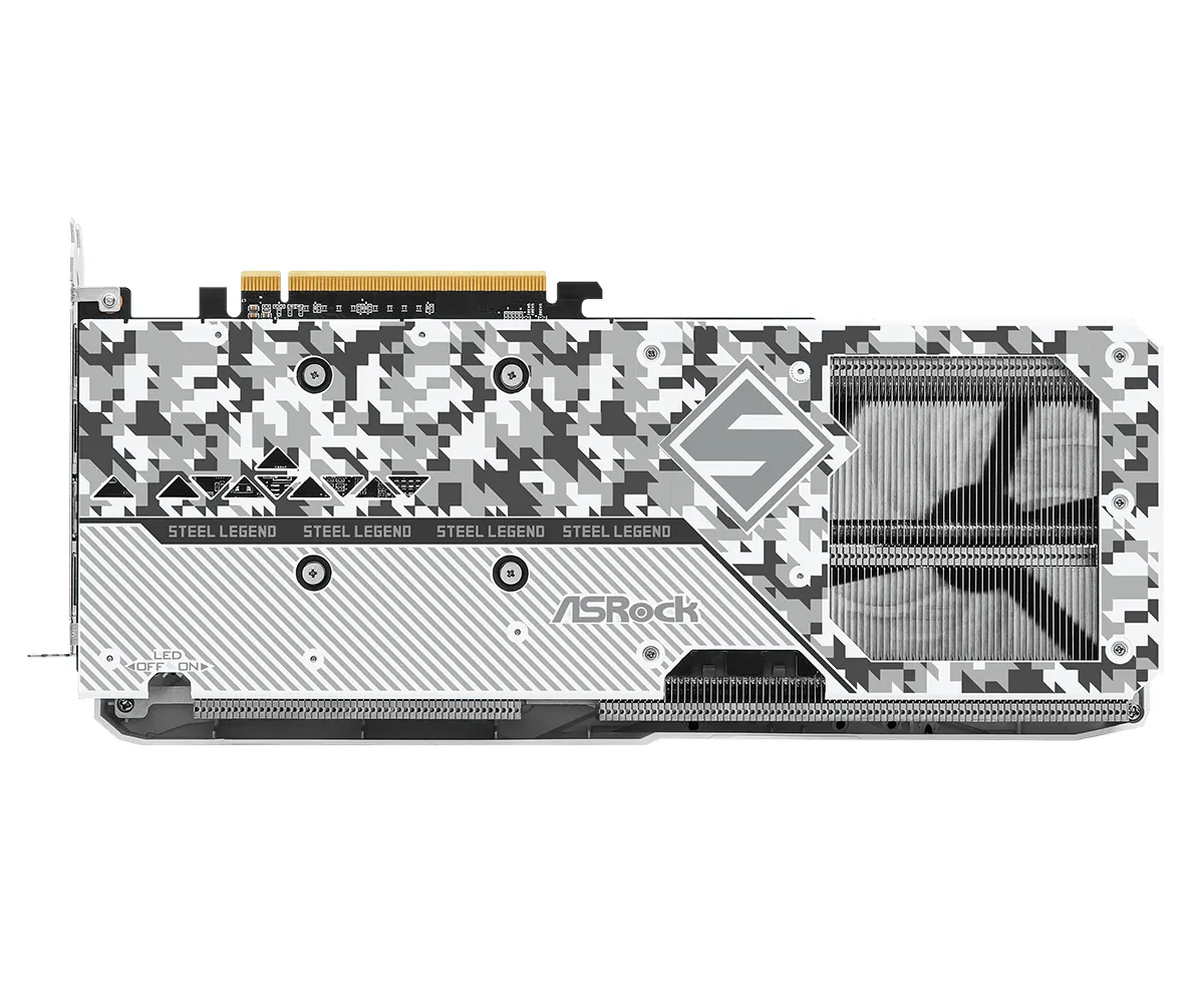 ASRock Radeon RX 7600 XT Steel Legend OC 16GB - graphics card