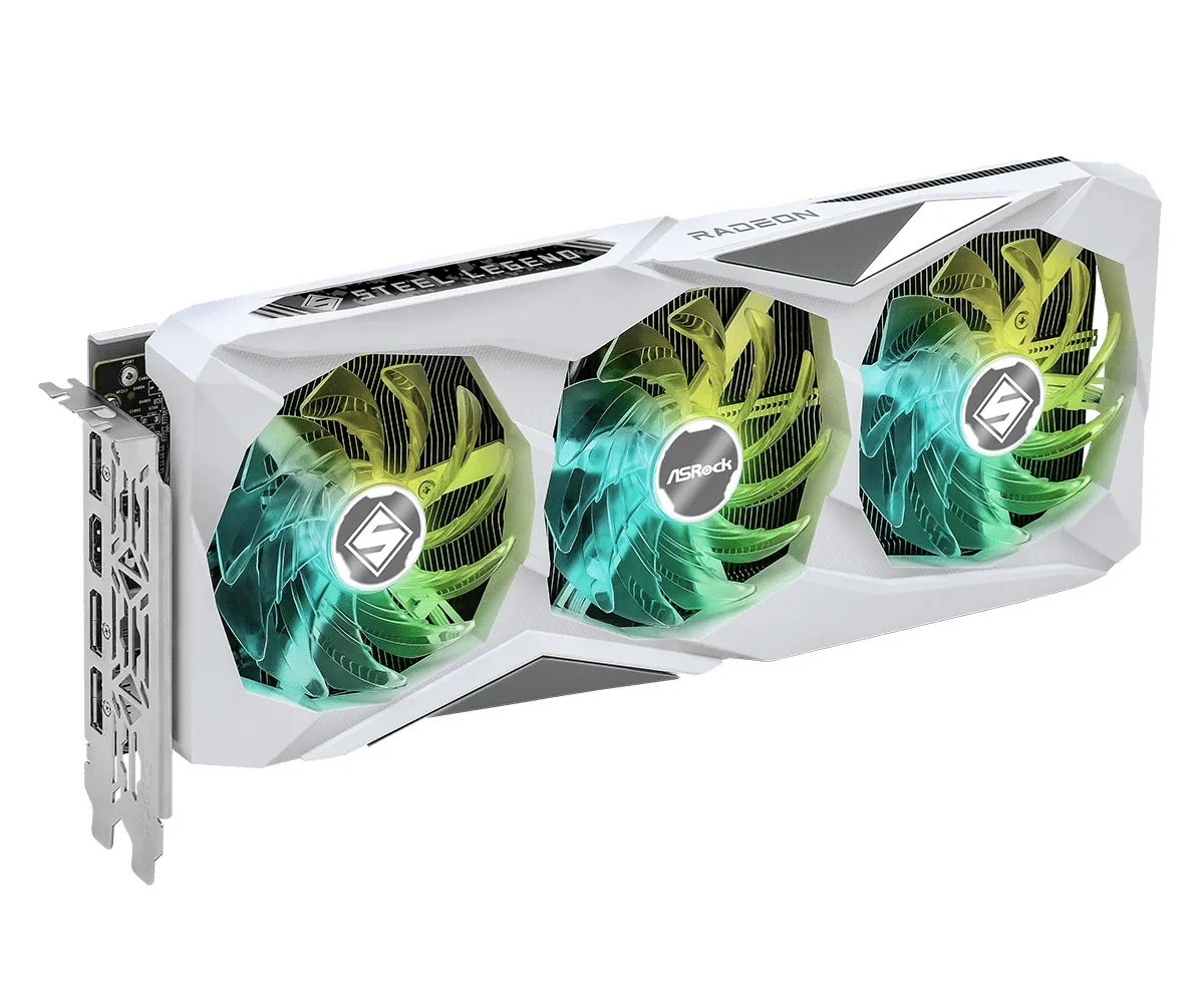 ASRock Radeon RX 7600 XT Steel Legend OC 16GB - graphics card