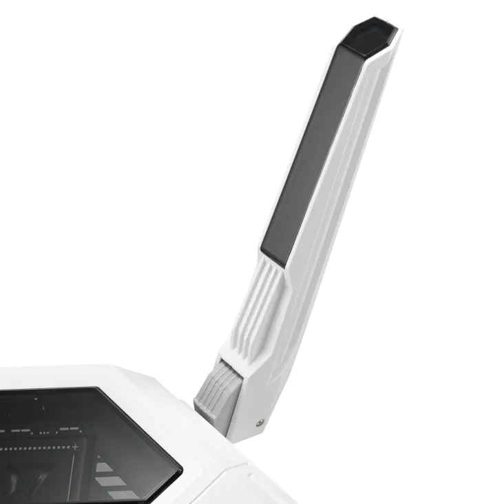 Asus ROG Rapture GT-BE19000 -pelireititin, Wi-Fi 7, BE19000, Tri-band, valkoinen