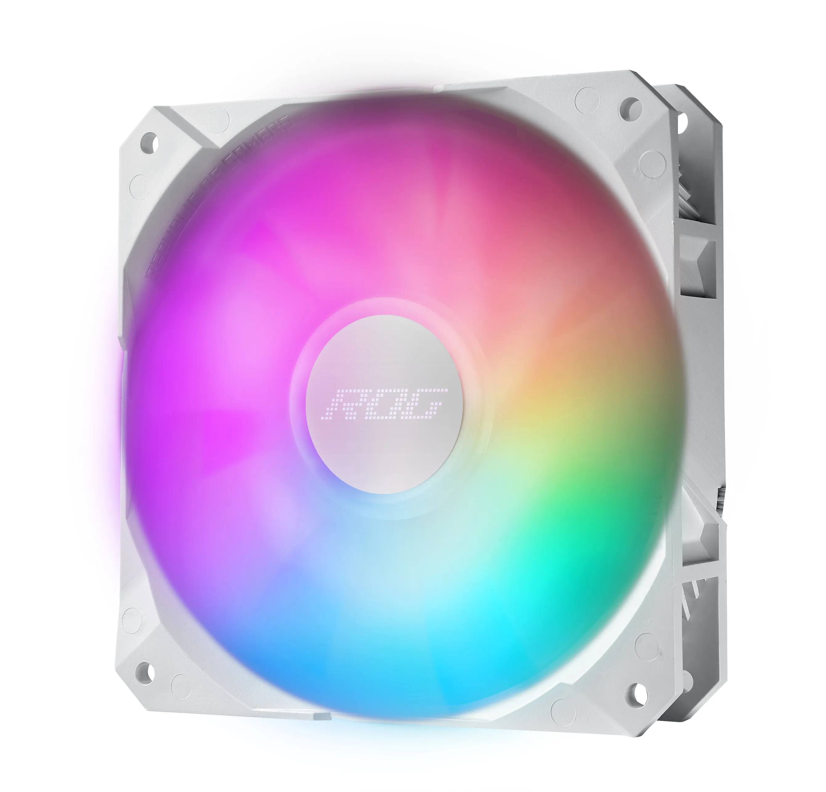ASUS ROG Strix LC II 360 ARGB White Edition all-in-one liquid CPU cooler with Aura Sync
