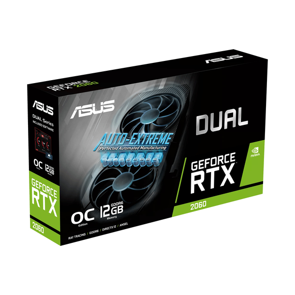 Asus GeForce RTX 2060 Dual EVO OC 12 GB - Grafikkort