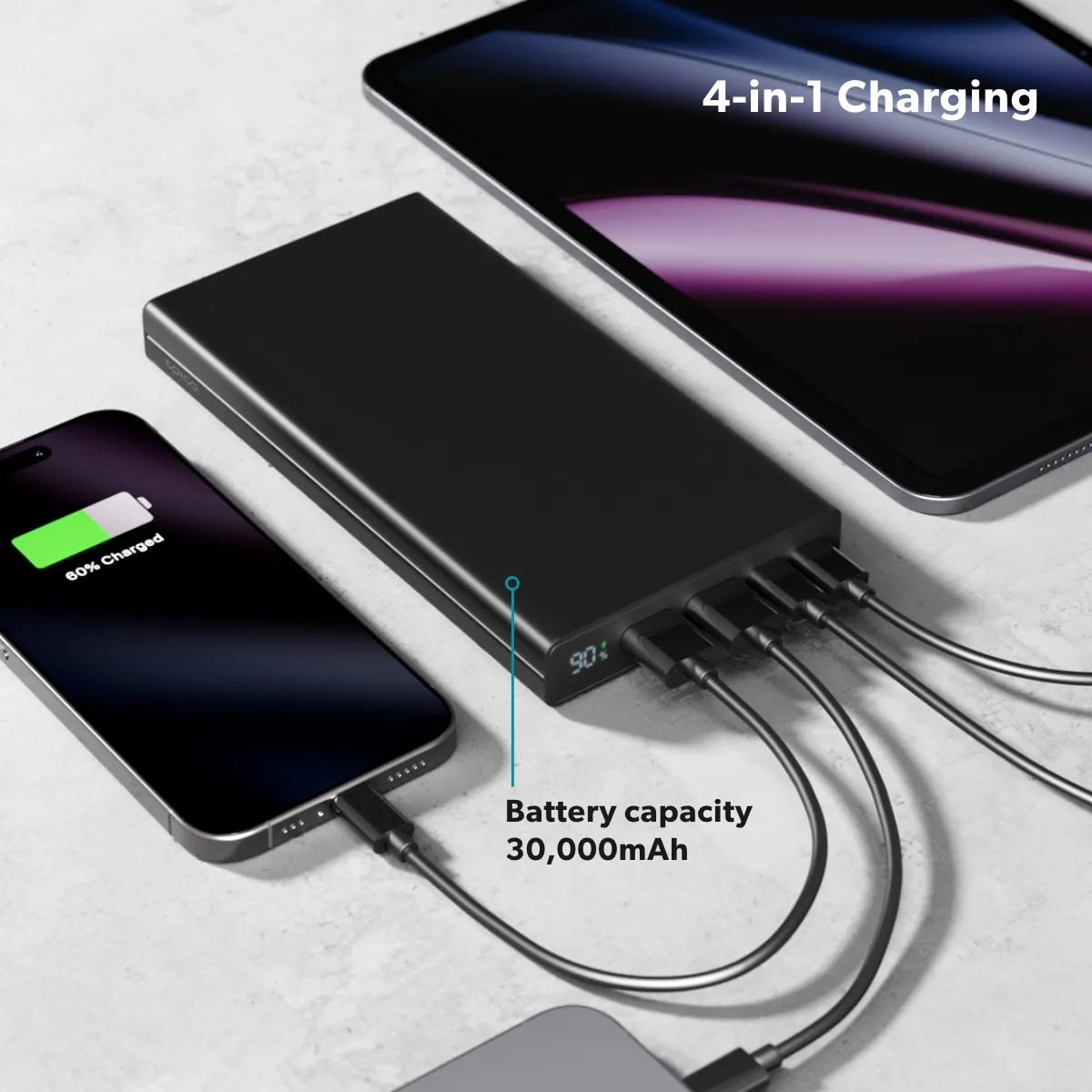 Epico UltraPack 45W 30000mAh Alu Power Bank EP29 - black