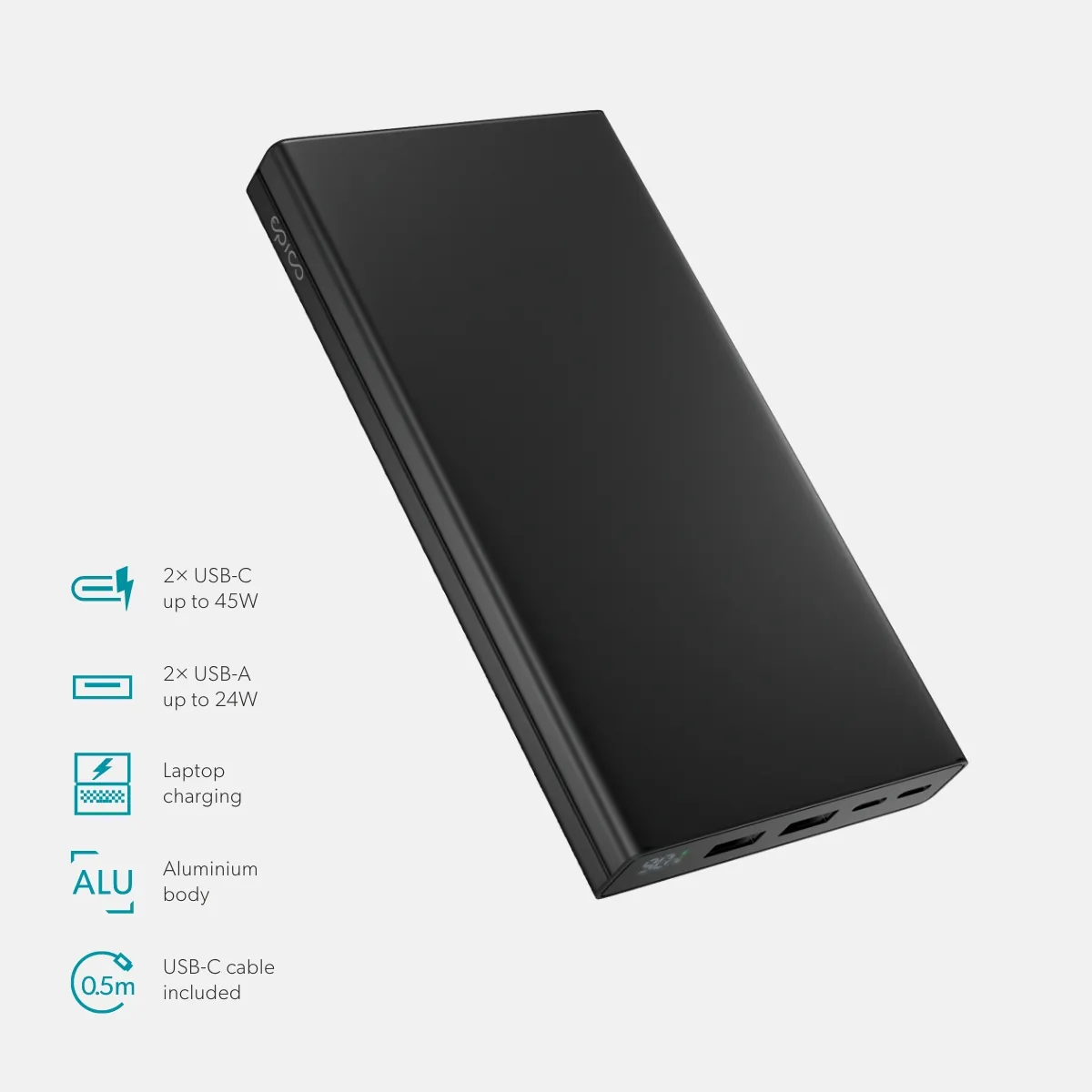 Epico UltraPack 45W 30000mAh Alu Power Bank EP29 - black