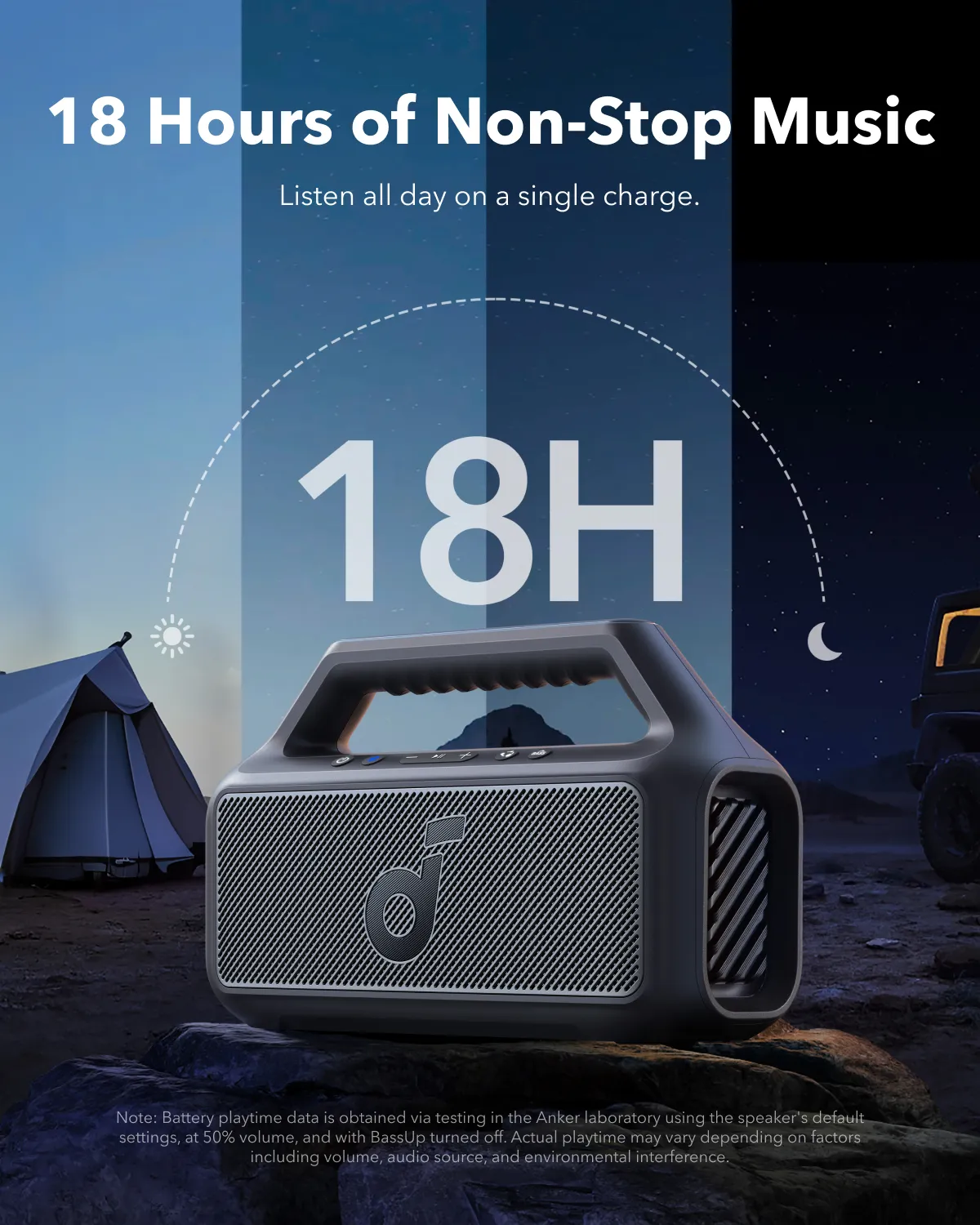 Anker Soundcore Boom 2 SE 2.0 Bluetooth Portable Speaker, Black Anker Soundcore Boom 2 SE 2.0 Bluetooth Portable Speaker, Black