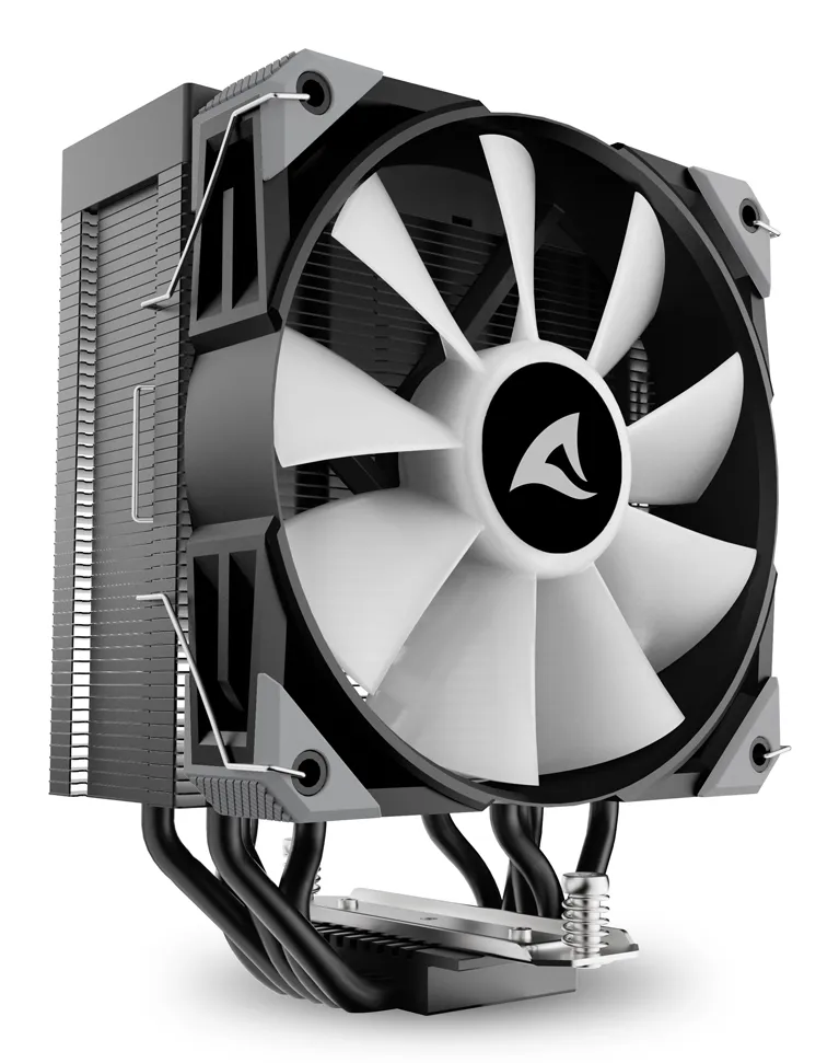 Sharkoon A50, 120 mm RGB -prosessorij&auml;&auml;hdytin, musta