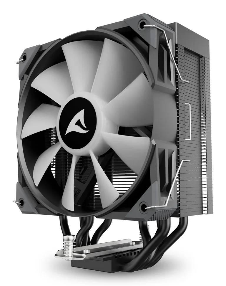 Sharkoon A50, 120 mm RGB -prosessorij&auml;&auml;hdytin, musta