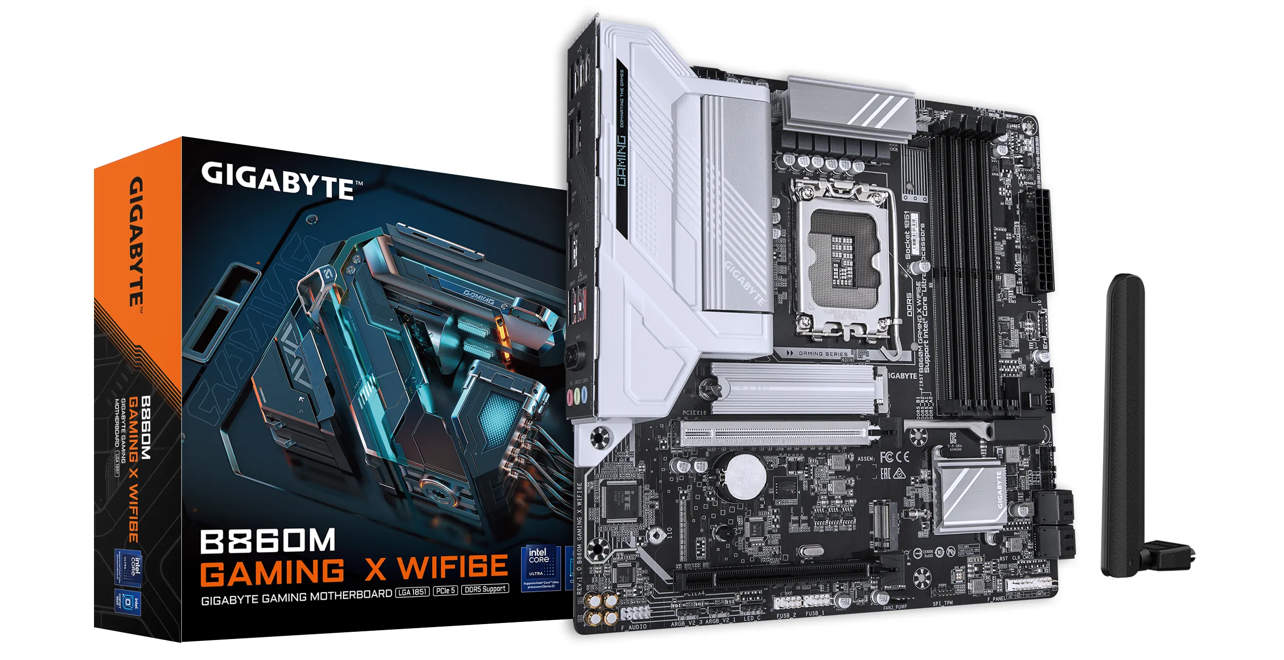 Gigabyte B860M GAMING X WIFI 6E LGA 1851 DDR5 mATX - motherboard