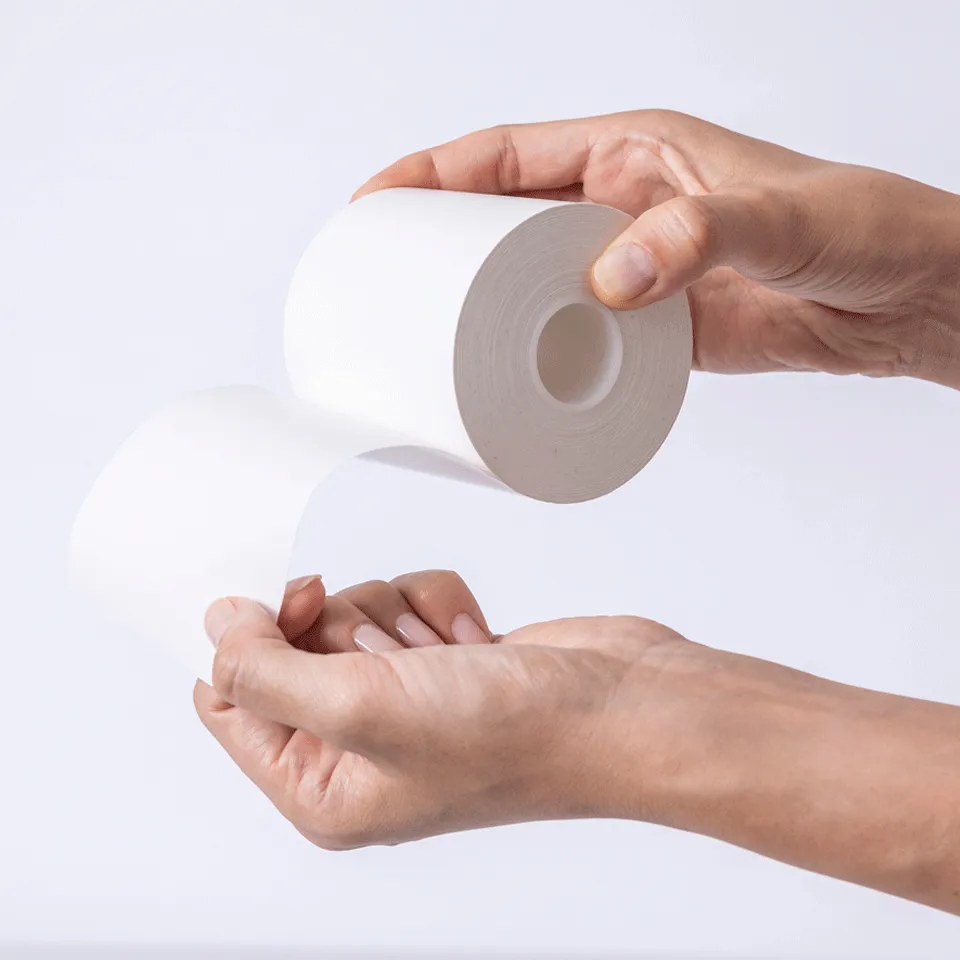 Brother Continuous (DT) Linerless Roll 80mm x 51.8m - 32 rolls, White
