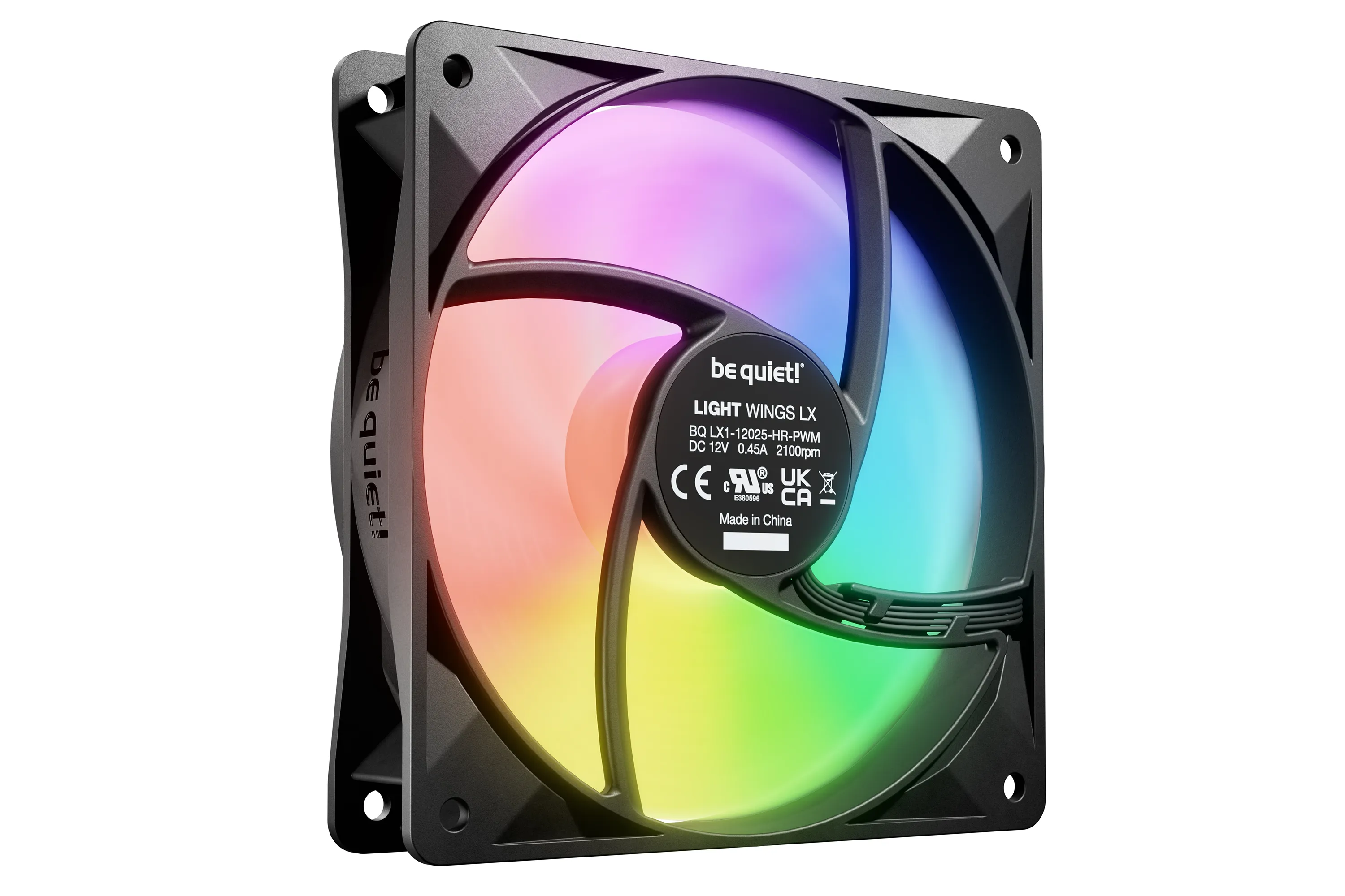 be quiet! Light Wings LX 120mm PWM High Speed - case fan, black, 3pcs
