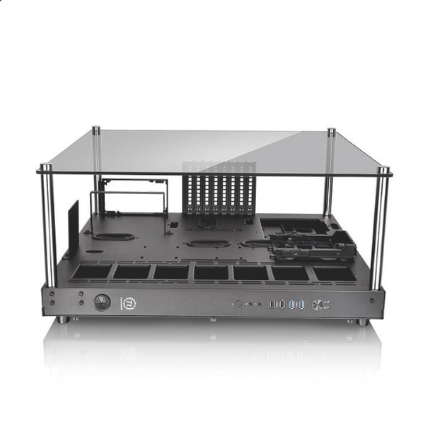 Thermaltake Core P7 TG Wallmount Case Cable management fully modular