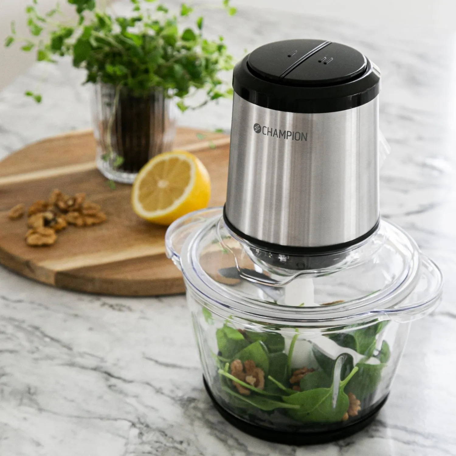 Champion Mini Chopper 1,2L Glass bowl - food shredder