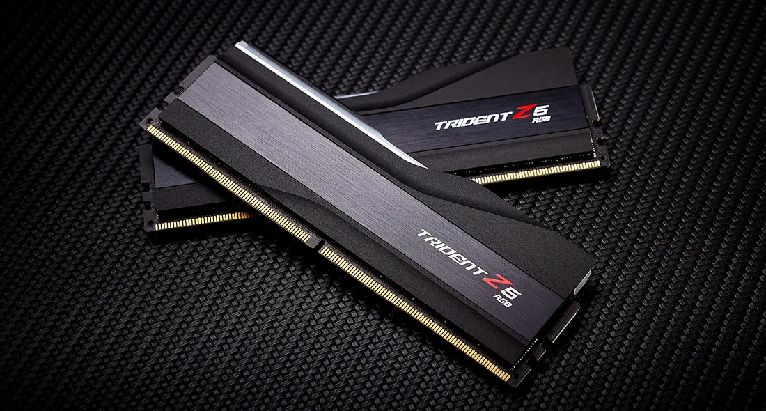 G.Skill Trident Z5 32 GB (2 x 16 GB) DDR5 5200 MHz, CL36 - minne, Svart