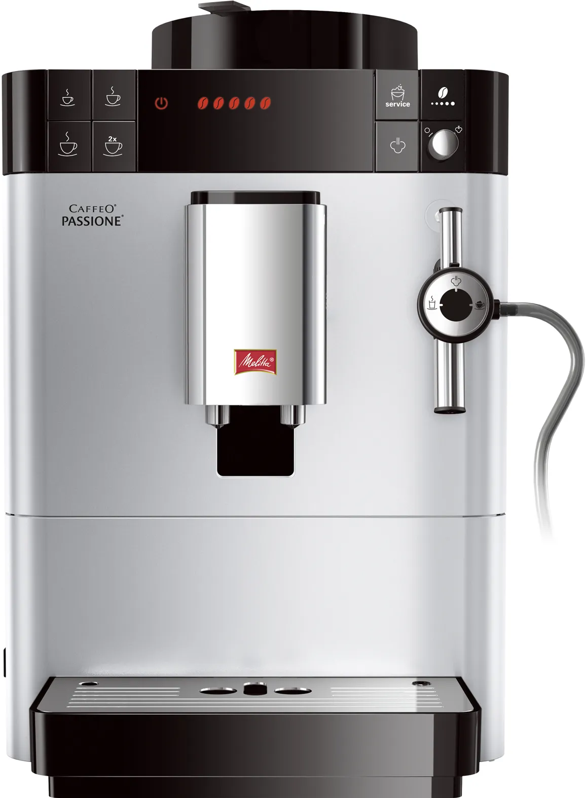 Melitta Caffeo Passione -espressokeitin, täysautomaattinen, Hopea