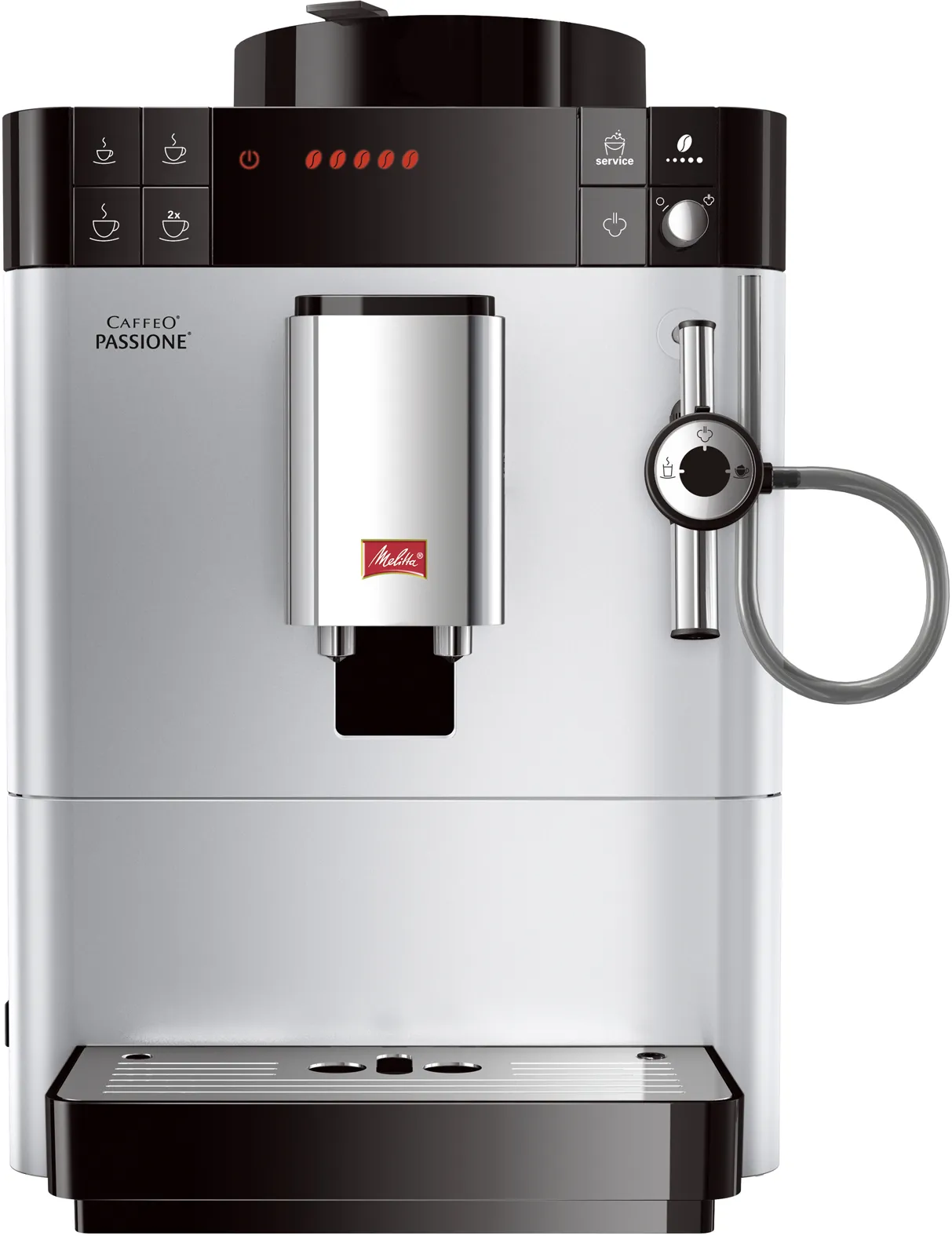 Melitta Caffeo Passione -espressokeitin, täysautomaattinen, Hopea